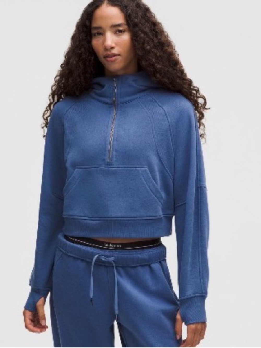 Scuba Oversized Half-Zip Hoodie